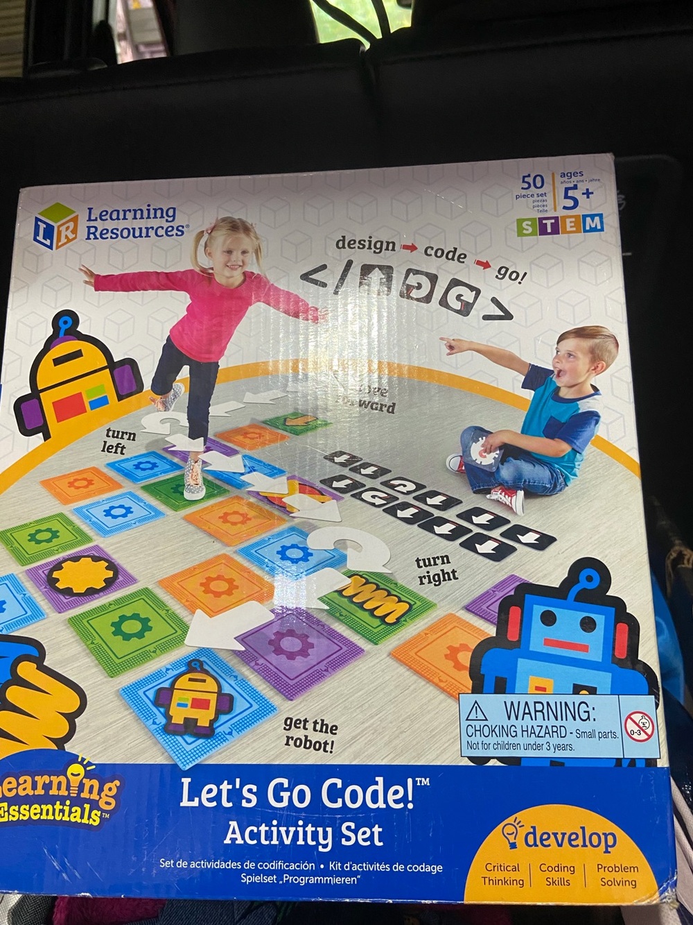 Learning Resources Let’s Go Code STEM Activity Set 50 Piece NEW